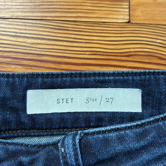 Pilcro and the Letterpress (Anthropologie) Stet Dark Denim Size 27 - Picture 3 of 7